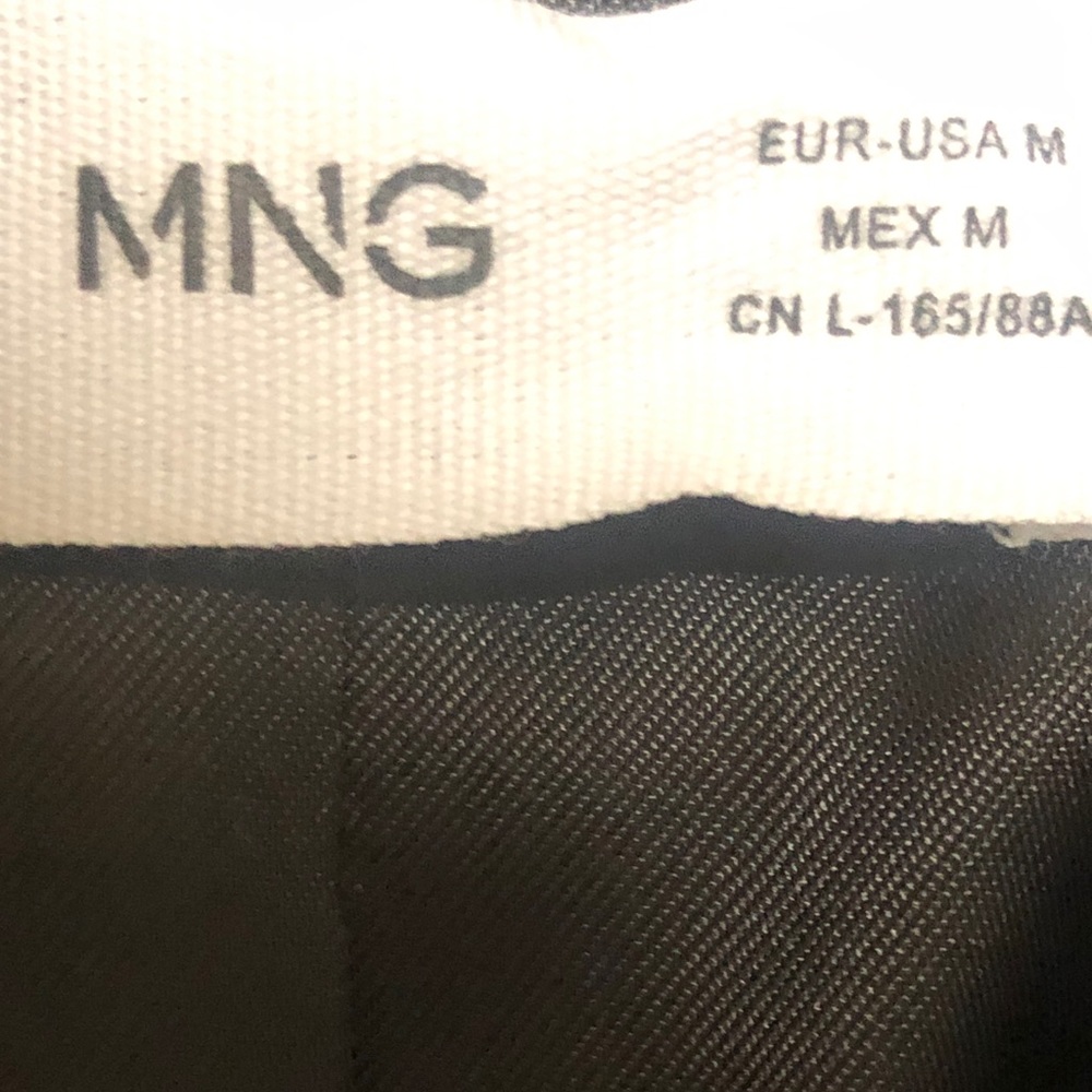 Black Tailored Double-Breasted Structured Suit Bl… - image 6